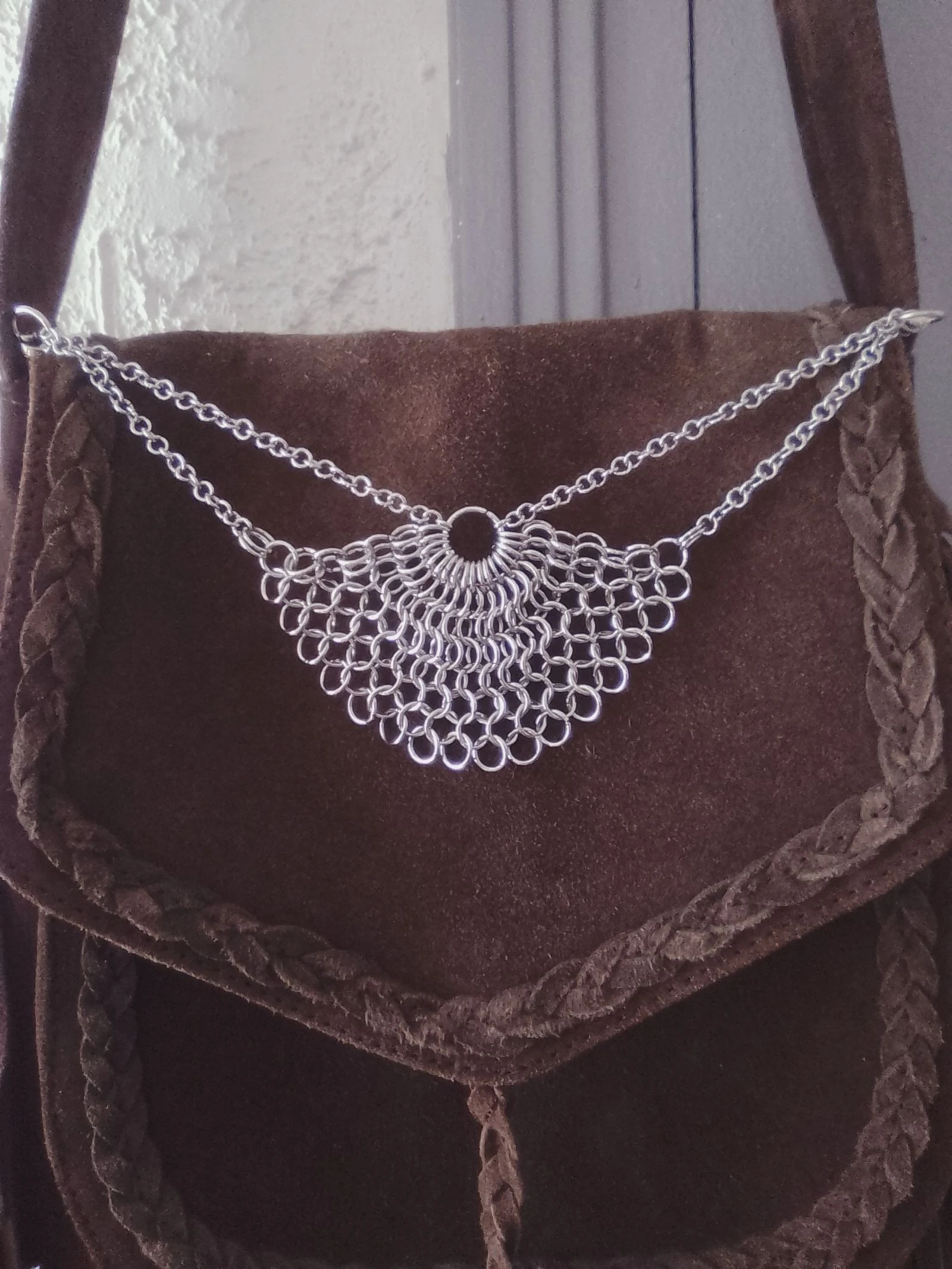1 Bijou de pantalon et/ou de sac chainmail européen 1/2 circulaire  – photo 3